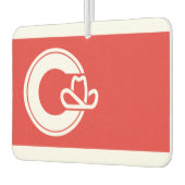 アルバータ州カルガリー州旗ボトルオープナー カーエアーフレッシュナー (左)