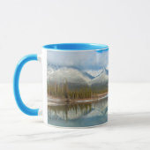 アルバータ州ジャスパー国立公園アサバスカ川 マグカップ (左)