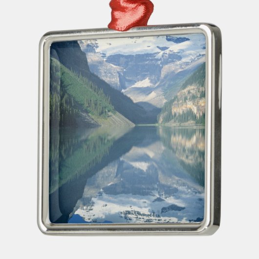 アルバータ州バンフ国立公園、ルイーズ湖 メタルオーナメント (左)