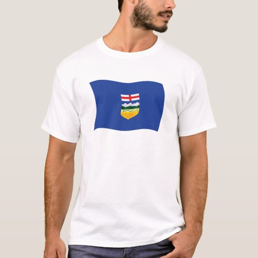 アルバータ州旗シャツ Tシャツ (正面)