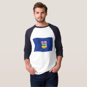 アルバータ州旗シャツ Tシャツ (正面フル)
