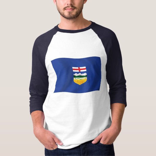 アルバータ州旗シャツ Tシャツ (正面)
