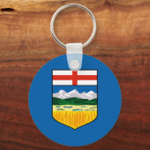 アルバータ州旗 キーホルダー (正面)