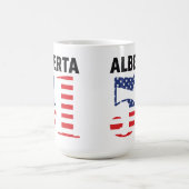 アルバータ州51番目のアメリカ州 WEXIT コーヒーマグカップ (中央)