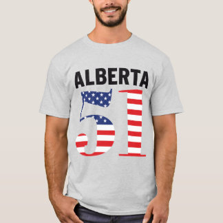 アルバータ州51番目のアメリカ州 WEXIT Tシャツ