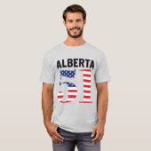 アルバータ州51番目のアメリカ州 WEXIT Tシャツ (正面フル)