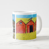 アルバータ州（カナダ）のシーン ジャンボコーヒーマグカップ (正面右)