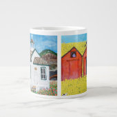 アルバータ州（カナダ）のシーン ジャンボコーヒーマグカップ (正面)