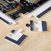 アルバータ州 – カナダ – モザイク –  ジグソーパズル (側面)