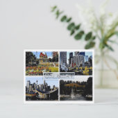 アルバータ州 – カナダ – モザイク –  ポストカード (スタンド正面)