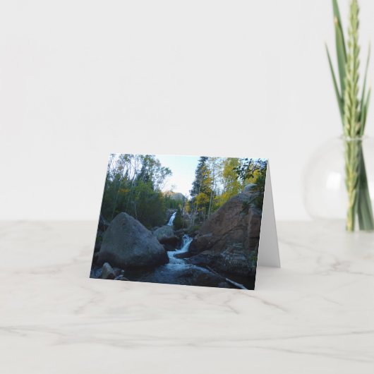 アルバータ滝アットサンライズアットロッキーマウンテンズ カード (正面)