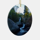 アルバータ滝アットサンライズアットロッキーマウンテンズ セラミックオーナメント (右)