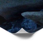 アルバータ滝アットサンライズアットロッキーマウンテンズ ポスター (角)