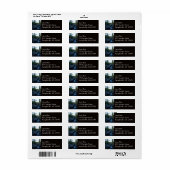 アルバータ滝アットサンライズアットロッキーマウンテンズ ラベル (フルシート)