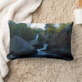 アルバータ滝アットサンライズアットロッキーマウンテンズ ランバークッション (ブランケット)