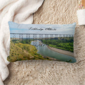 アルバータ鉄道アイコン ランバークッション (ブランケット)