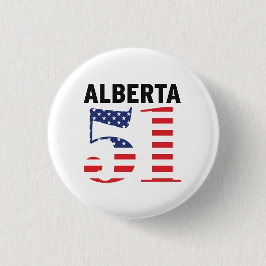 アルバータ51stアメリカ州WEXIT 缶バッジ (正面)