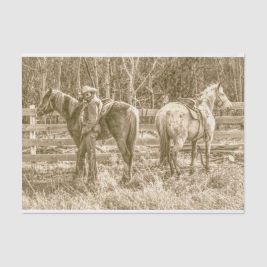 アルバータ・カウボーイ 薄葉紙 (正面)