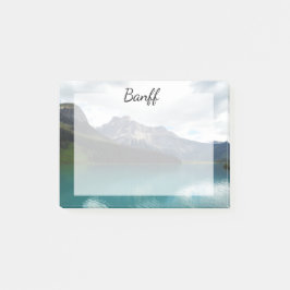 アルバータ、カナダ、エメラルド湖、バンフ国立公園 ポストイット