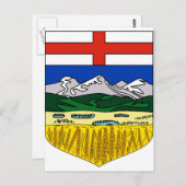 アルバータ，カナダ ポストカード (正面/裏面)