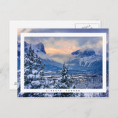 アルバータ，カナダ ポストカード (正面/裏面)