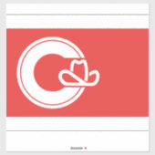 アルバータ、カルガリー州旗 シール (シート)