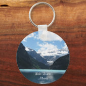 アルバータ・キーチェーン、ルイーズ湖 キーホルダー (正面)
