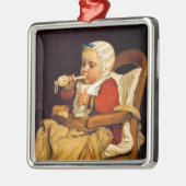 アルバートアンカーザリトルミュージシャン メタルオーナメント (左)