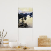 アルバートエーデルフェルトカウコーラリッジアットサンセット ポスター (キッチン)