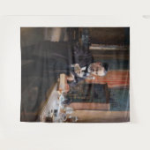 アルバートエーデルフェルト – ポートレートオブルイパスツール タペストリー (正面(横))