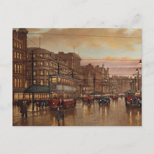 アルバートスクエアマンチェスターSTEVEN SCHOLES ポストカード (正面)