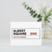 アルバートスクエアロンドンイングランド ポストカード (スタンド正面)