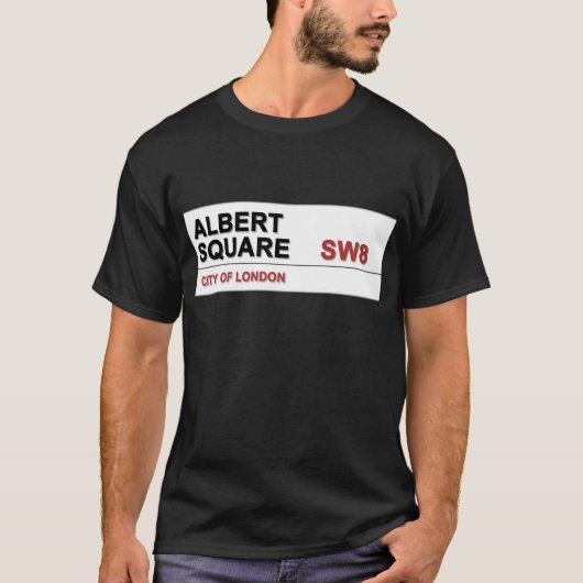 アルバートスクエアロンドンイングランド Tシャツ (正面)
