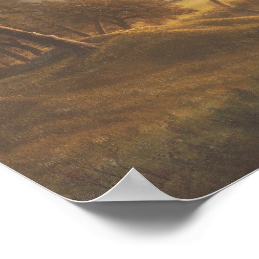 アルバートビエルシュタットサンライズヨセミテ絵画バレーズ ポスター (角)