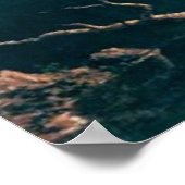 アルバートビエルシュタットハーフドーム、ヨセミテバレー1870 ポスター (角)