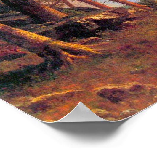 アルバートビエルシュタットヨセミテバレー2 ポスター (角)