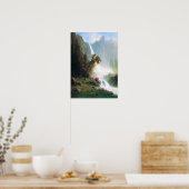 アルバートビエルシュタットヨセミテ秋 ポスター (キッチン)