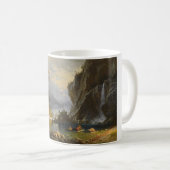 アルバートビエルシュタット – インディアンスピア魚釣り コーヒーマグカップ (正面右)