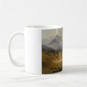 アルバートビエルシュタット – インディアンスピア魚釣り コーヒーマグカップ (左)