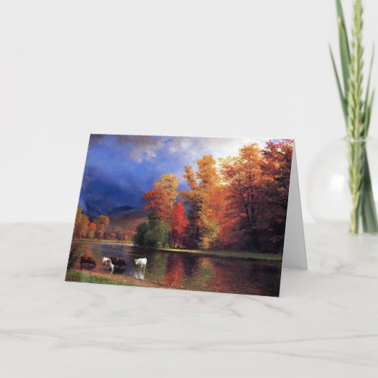 アルバートビエルシュタット – オンザサコ カード (正面)