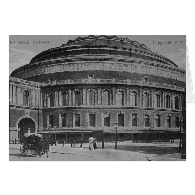 アルバートホールの眺め， c.1900 (正面横)