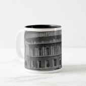 アルバートホール、c.1900の眺め ツートーンマグカップ (正面左)