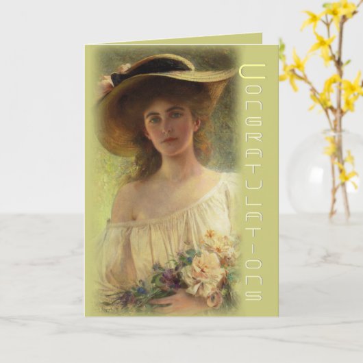 アルバートリンチ永遠の日差しCC0556グリーティングカード カード (黄色い花)