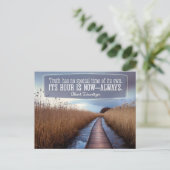 アルバート感動的シュバイツァー引用文「真実」 ポストカード (スタンド正面)