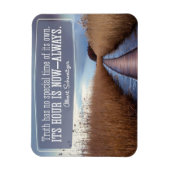 アルバート感動的シュバイツァー引用文「真実」 マグネット (縦)