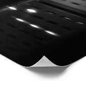 アルバート波止場B&W ポスター (角)