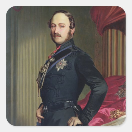 アルバート王子のポートレート（1819年～61年） 1859年(c油) スクエアシール (正面)