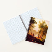 アルバート絵画・ビエルシュタットのオオカミ川カンザス ノートブック (内部)