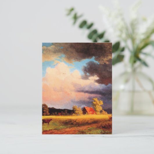 アルバート絵画・ビエルシュタットのバイエルランドスケープ ポストカード (スタンド正面)