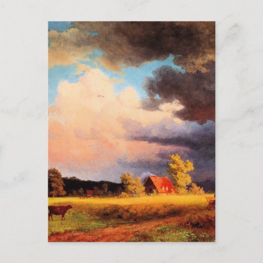 アルバート絵画・ビエルシュタットのバイエルランドスケープ ポストカード (正面)